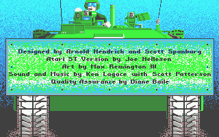 M1 Tank Platoon screenshot 4 for Atari ST